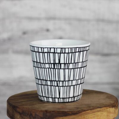 Tazza in ceramica bianca, tazza da caffè moderna 200ml