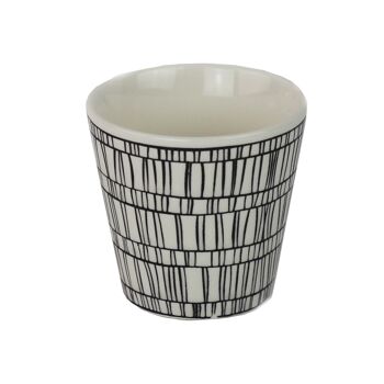 Mug en céramique blanche, tasse à café moderne 200ml 3