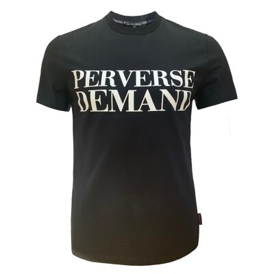 Black Branded T-Shirt - BLACK