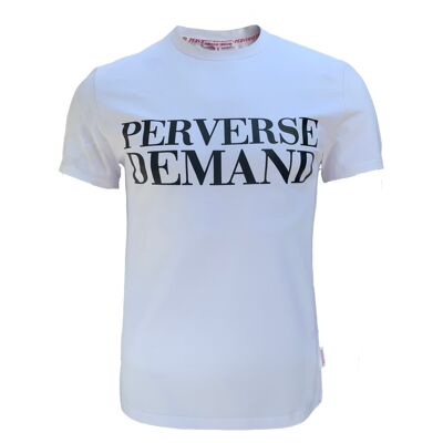 White Branded T-Shirt - WHITE