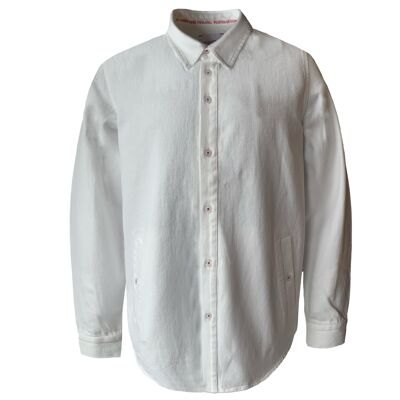 Camicia Ricamata Twill - CREMA