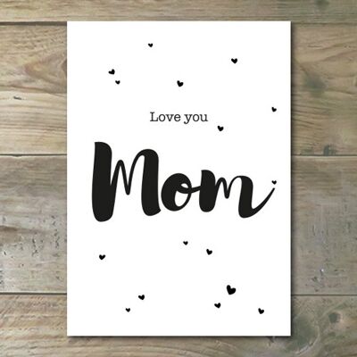 POSTCARD - LOVE YOU MOM