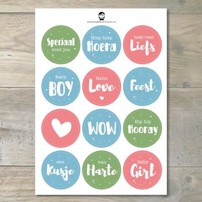 STICKER SHEET QUOTE COLOR
