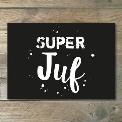 Ansichtkaart – Super Juf STUDIO URF&OGEL