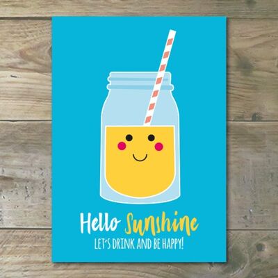 Postcard – Hello Sunshine STUDIO URF&OGEL