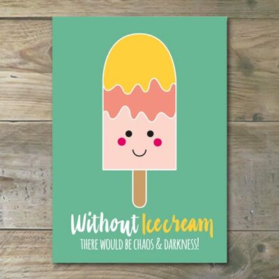 Postkarte – Icecream STUDIO URF&OGEL