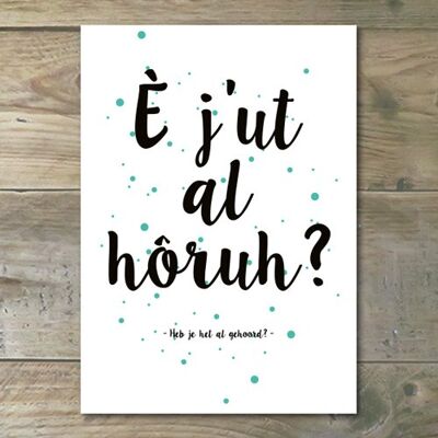 Postcard – È ju't al horuh? STUDIO URF&OGEL