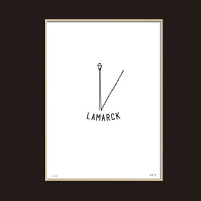 Affiche Paris, Lamarck