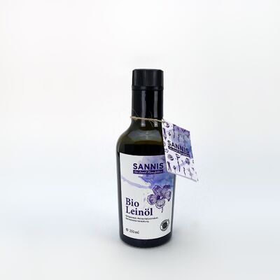 SANNIS Bio-Leinöl "extra nativ" - 250ml Flasche