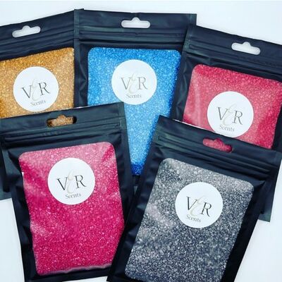 Shimmering Scented Crystals - Silver