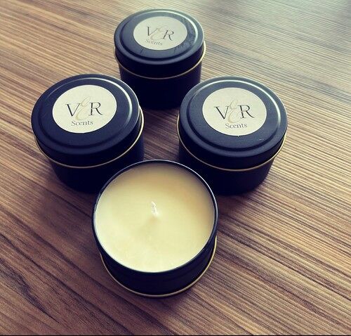 100g Tin Branded Scented Candles