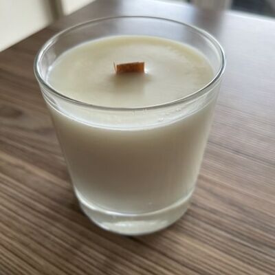Woodwick Glass Candle