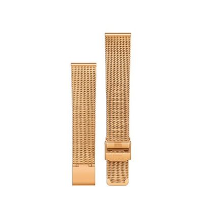 Rose Gold Mesh Strap 21 mm - MRG21