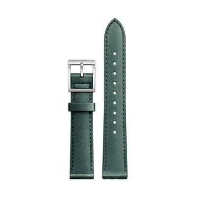Forest Green Leather Strap 21 mm - FG21