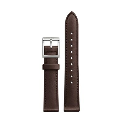 Dark Brown Leather Strap 21 mm - DB21
