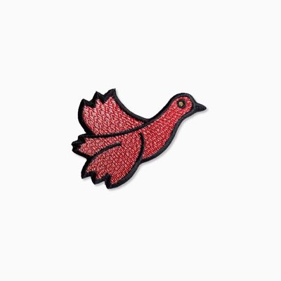 Red Bird Brooch