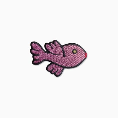 Pink Fish Brooch