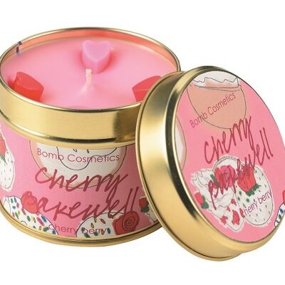 B430 Cherry Bakewell Tinned Candle
