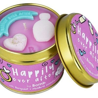 B437 Happily Ever After Tinned Candle