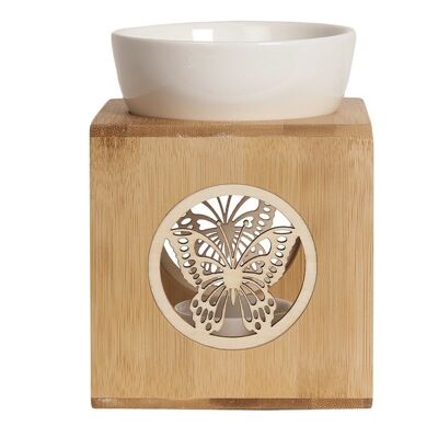 WBR282 Butterfly Bamboo 15cm Oil Burner Oliebrander