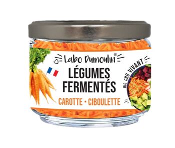 Légumes fermentés  frais bio - Carottes Ciboulette 180g 2