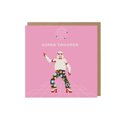 Super Trooper Funny Dankeschön Karte