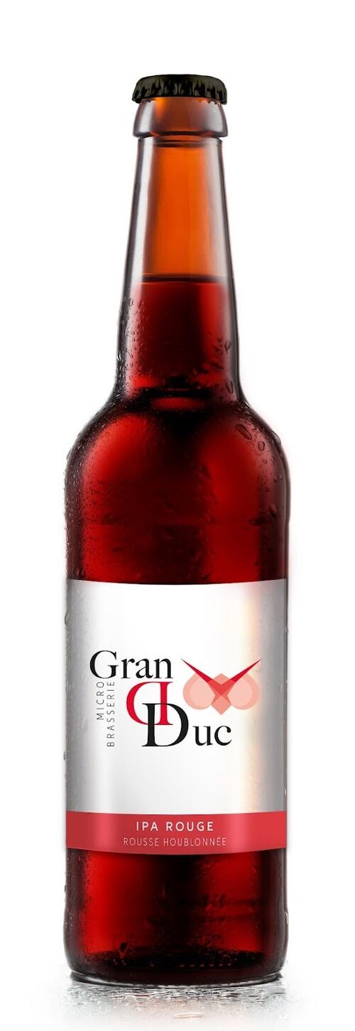 Bière bouteille 33cl Ipa Rouge, Red IPA Ambrée 6.5% vol alc