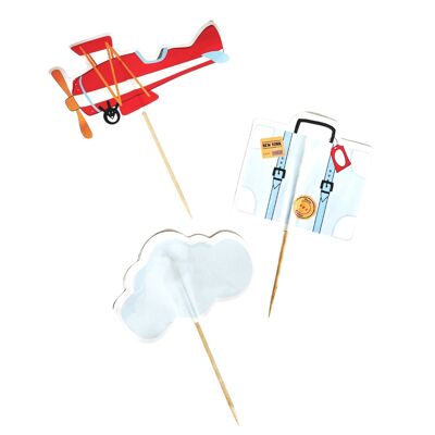 Airplane Toppers | Airplane party | Airplane toppers | Airplane Party