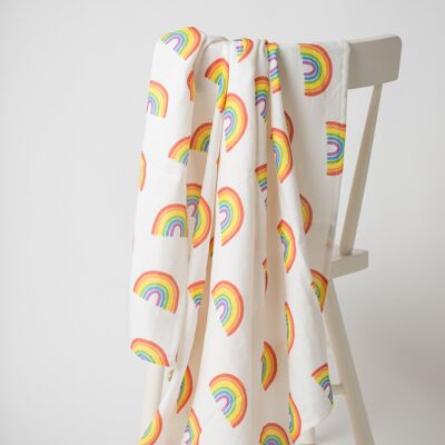 Rainbow Swaddle Blanket