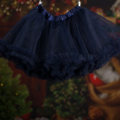 Sakura Tulle Skirt Navy Blue