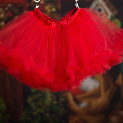 Sakura Tulle Skirt Red