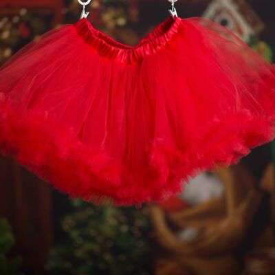 Sakura Tulle Skirt Red