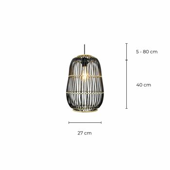 Suspension en rotin Latie - Petit Modèle 5