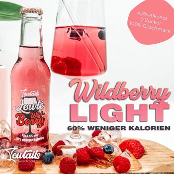 Lowlé Wildberry - Cocktail de baies sauvages à faible teneur en glucides 2
