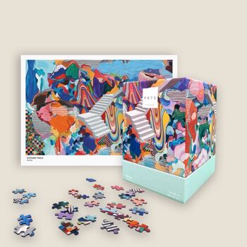 Puzzle d'art 1 000 pièces + tirage d'art : Étapes - Stefanie Thiele