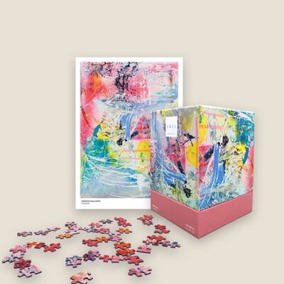 1,000 piece art puzzle + art print: Homesick - Theresa Kallrath