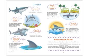 Livre de connaissances "WiBuKi" pour enfants : Le monde sous-marin - beaucoup de choses sur les animaux qui vivent dans les profondeurs des océans - pour les enfants à partir de 3 ans 4
