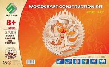 Kit de construction Dragon/Phœnix en bois 2
