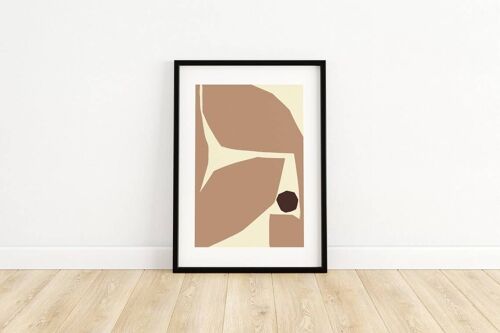 Abstract Beige Print - Minimalist Wall Art Print No28 (A2 - 42 x 59.4 cm | 16.5 x 23.4 in)