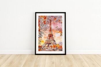 Illustration abstraite Paris Art Print No58 (A4 - 21,0 x 29,7 cm | 8,3 x 11,7 po) 4