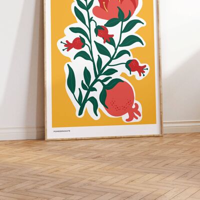 Impresión de arte floral para pared - Flores abstractas No138 (A3 - 29,7 x 42,0 cm | 11,7 x 16,5 in)