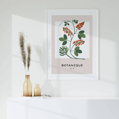Floral Wall Art Print - Abstract Flowers No171 (A3 - 29.7 x 42.0 cm | 11.7 x 16.5 in)