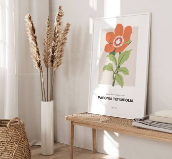 Impression d'art mural floral - Fleurs abstraites No188 (A4 - 21,0 x 29,7 cm | 8,3 x 11,7 po) 2