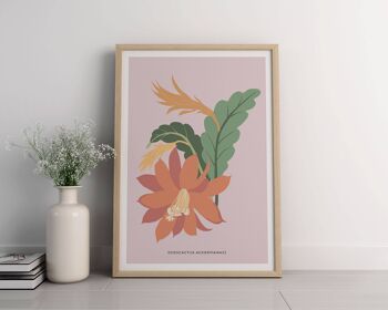 Impression d'art mural floral - Fleurs abstraites No202 (A4 - 21,0 x 29,7 cm | 8,3 x 11,7 po) 3