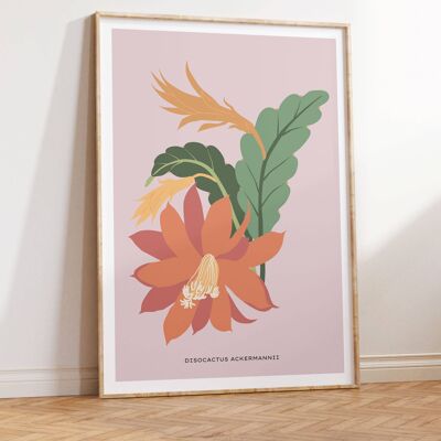 Impression d'art mural floral - Fleurs abstraites No202 (A3 - 29,7 x 42,0 cm | 11,7 x 16,5 po)