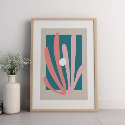 Gallery Wall Art Piece - Mid Century Modern Wall Art No86 (A3 - 29.7 x 42.0 cm | 11.7 x 16.5 in)