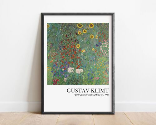 Gustav Klimt Art Print - Mid Century Modern No255 (A3 - 29.7 x 42.0 cm | 11.7 x 16.5 in)