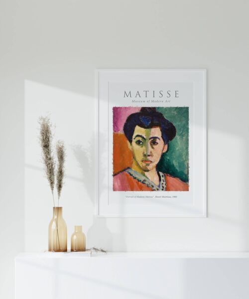 Henri Matisse Art Print - Mid Century Modern No237 (A4 - 21.0 x 29.7 cm | 8.3 x 11.7 in)