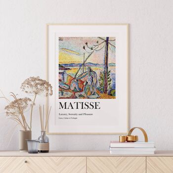 Henri Matisse Art Print - Mid Century Modern No239 (A4 - 21,0 x 29,7 cm | 8,3 x 11,7 po) 1