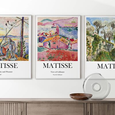 Henri Matisse Art Print - Mid Century Modern No241 (A4 - 21,0 x 29,7 cm | 8,3 x 11,7 po)